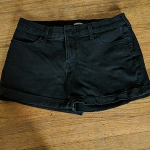 Black Denim shorts